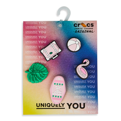 Unisex Sport Accessories - Crocs Jibbitz 5 Pack - Multicolour-Multicolour