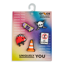 Unisex Sport Accessories - Crocs Jibbitz 5 Pack - Multicolour-Multicolour