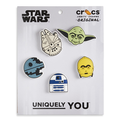 Unisex Sport Accessories - Crocs Jibbitz Star Wars 5 Pack - Multi Colour-Multi Colour