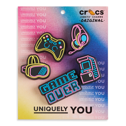 Unisex Sportzubehör - Crocs Lights Up Neon Gamers 5 Pack Jibbitz - Multi-Multi