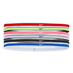 Unisex Sport Accessories - Nike Swoosh Headband 6 Pack - University Red-Game Royal-Volt