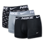 Nike Swoosh Trunk 3 Pack - Unisexe Accessoires de Sport 9Sc Nike Logo Print-Cool Grey-Black
