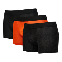 Unisex Unterwäsche - LCKR Trunk 3 Pack - Lux Black-Koi Orange