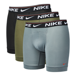 Unisex Unterwäsche - Nike Boxer Brief 3 Pack - Black-Brown-Grey