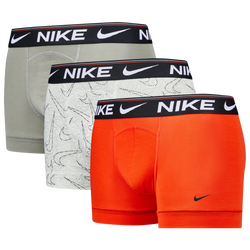 Unisex Ropa interior - Nike Trunk 3 Pack - Red-Brown-Beige