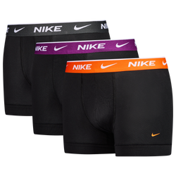 Unisex Unterwäsche - Nike Trunk 3 Pack - Black-Black-Orange