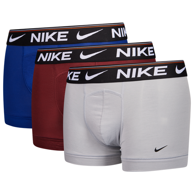 Image of Nike Trunk 3 Pack unisex Biancheria intima - Grigio - Foot Locker035