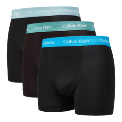 Unisex Unterwäsche - Calvin Klein Trunk 3 Pack - Blue-Grey-Green