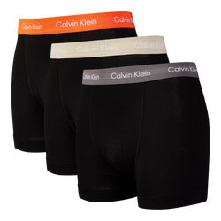 Unisex Unterwäsche - Calvin Klein Trunk 3 Pack - Red-Navy-Beige