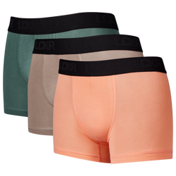 Unisex Unterwäsche - LCKR Trunk 3 Pack - Org-Brwn-Grn