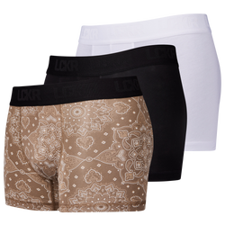 Unisex Unterwäsche - LCKR Trunk 3 Pack - Beige-Wht-Blk