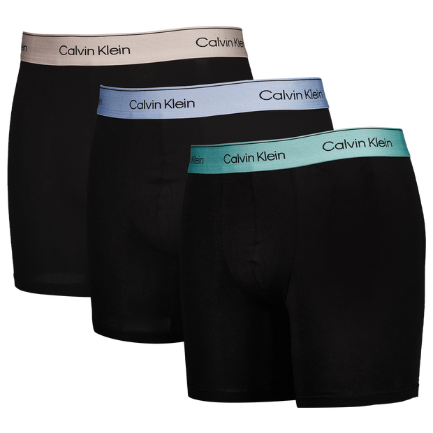 Image of Calvin Klein Boxer Brief 3 Pack unisex Biancheria intima - Nero - Algodón - Foot Locker035