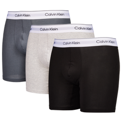 Unisex Unterwäsche - Calvin Klein Boxer Brief 3 Pack - Blck-Grey-Wht