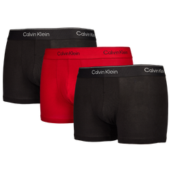 Unisex Unterwäsche - Calvin Klein Trunk 3 Pack - Blck-Red-Blck