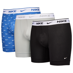 Unisex Unterwäsche - Nike Trunk 3 Pack - Grey-Blu-Blk