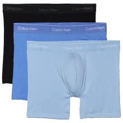 Unisex Underwear - Calvin Klein Boxer Brief 3 Pack - Black Glacier Blue B-Dtm Wb-Dtm Wb