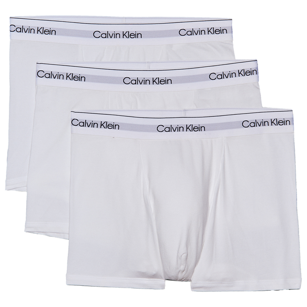 Calvin Klein Trunk 3 Pack Unisex Underwear - White - Size S