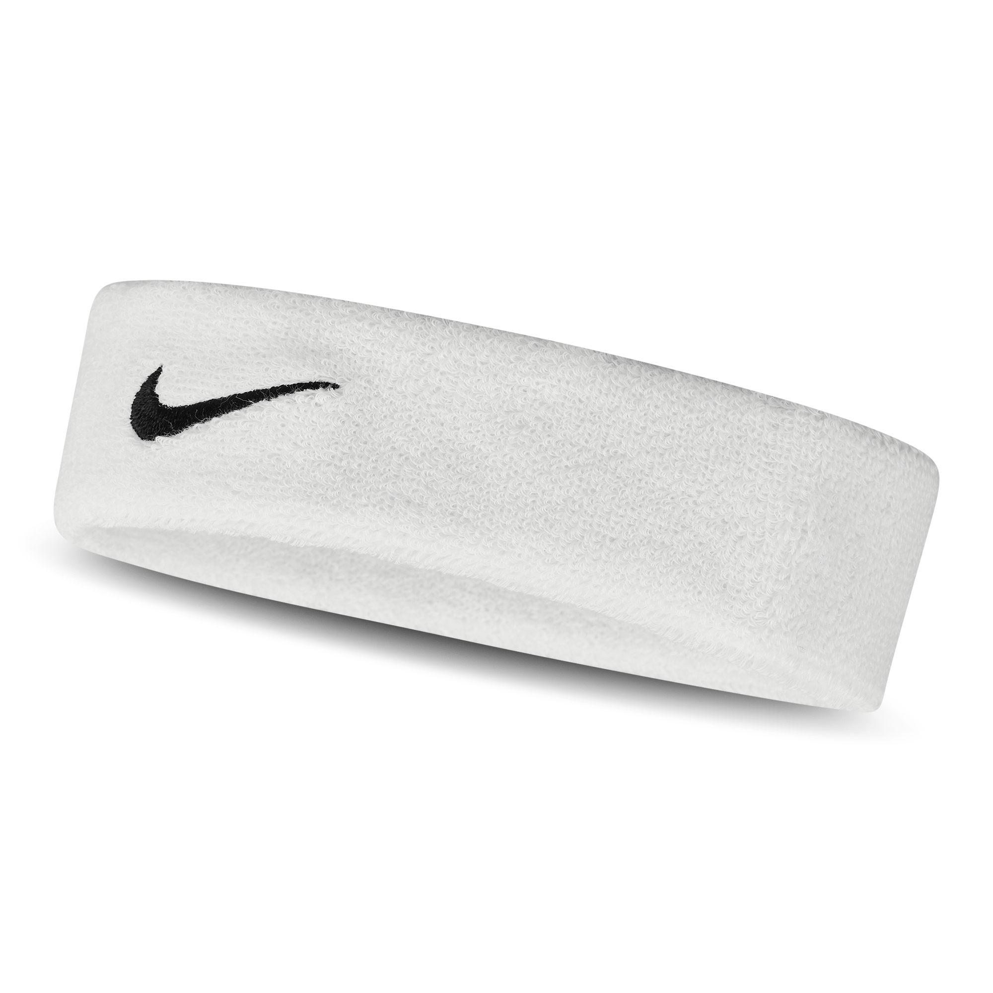 nike swoosh headband white