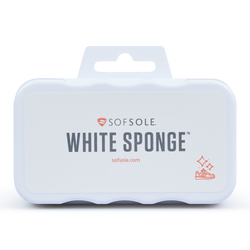 Unisex Schuhpflege - SofSole White Sponge - Black-Red-Black