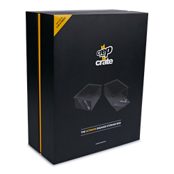 Unisex Schuhpflege - Crep Protect Crate X2 Storage Boxes - Black-Black-Yellow
