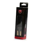 Black-Black-Gold Metal- FF BLACK ROUND 90 GOLD METAL