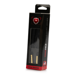 Unisex ShoeCare - Forcefield Premium Laces - Black-Black-Gold Metal