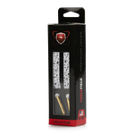 White-Black-Gold Metal- FF WHT/BLK CEMENT FLAT 120 GUN METAL