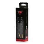 Black-White-Gold Metal- FF BLK/WHT CEMENT FLAT 120 GOLD METAL