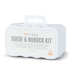 Unisex ShoeCare - SofSole Ultra Suede & Nubuck Kit It - Black-Black-Orange