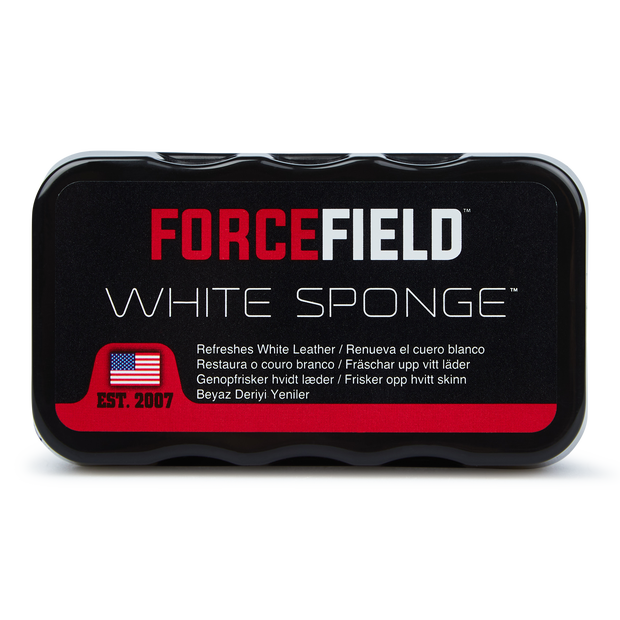 Forcefield White Sponge - Unisex ShoeCare