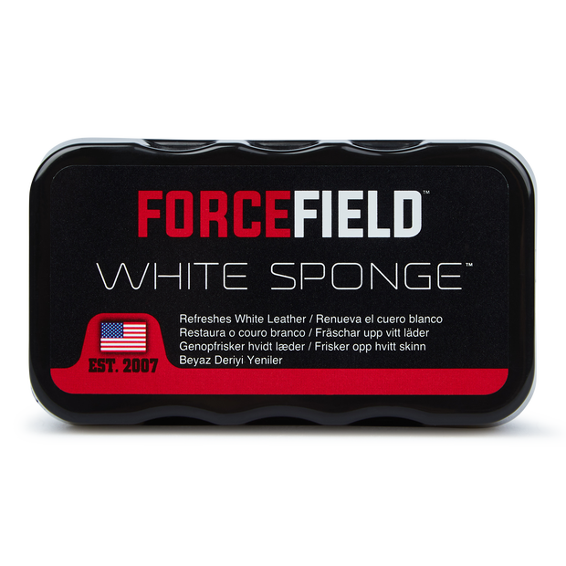 Forcefield White Sponge - Unisex ShoeCare - Black - Cleaner - Maat One Size - Foot Locker