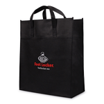 Black-Black-White- FL+RE-USABLE SHOPPER