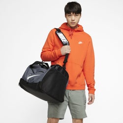Unisex Bags - Nike Duffle Bag - Flnt Grey-Black-White