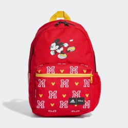 Unisex Borse - adidas Mickey Mouse Kids Backpack - Better Scarlet-Black-Bold Gold