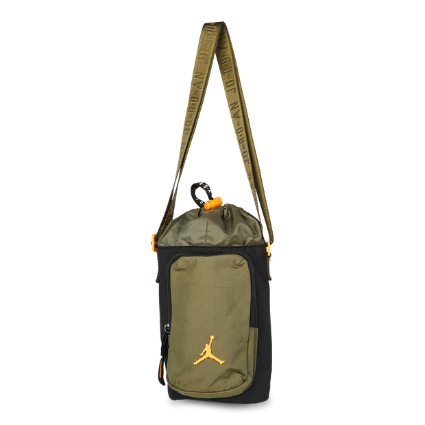 Jordan Cinch Crossbody Bag - Unisex Tassen - Green - Poly (Polyester) - Maat One Size - Foot Locker