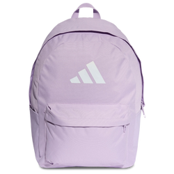 Unisexe Sacs - adidas Classic 3 Bar Logo Backpack - Powder Plum-White