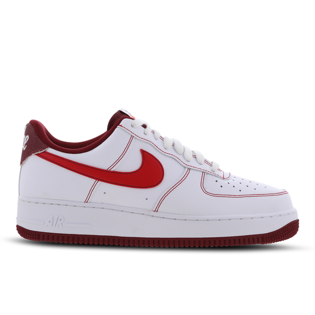 Nike Air Force 1 Low Heren Schoenen White Leer Foot Locker