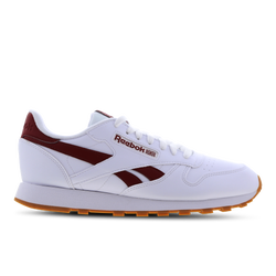 Men Shoes - Reebok Classic Leather - White-Red-Gum
