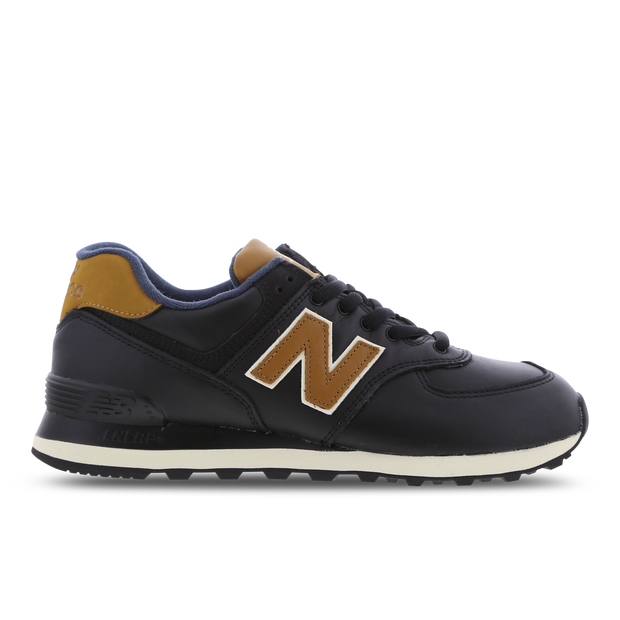 New Balance Herren 574 - Black/Brown, Black/Brown - ML574OMD