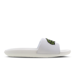 Men Flip-Flops and Sandals - Lacoste Croco Slide 319 - White-White-Green
