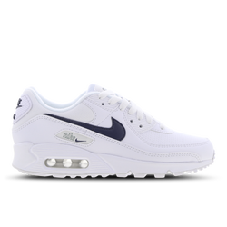 Women Shoes - Nike Air Max 90 Essential - White-Thunder Blue-Green Noise