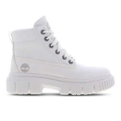 Donna Boots - Timberland Greyfield Fabric Boot Blanc De Blanc - White-White-White