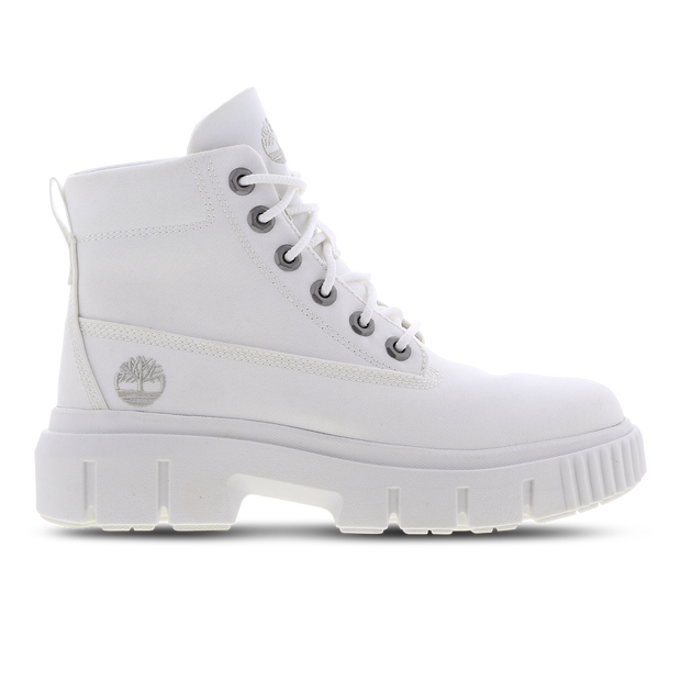 Image of Timberland Greyfield Fabric Boot Blanc De Blanc - Donna Boots