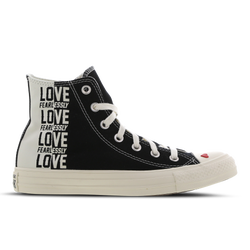 Women Shoes - Converse Chuck Taylor All Star Hi Love Fearlessly - Black-Egret-University Red