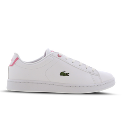 Grade School Shoes - Lacoste Carnaby - White-Pink