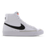 Nike Blazer - Grundschule Schuhe White-Black-Total Orange