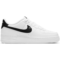Grade School Shoes - Nike Air Force 1 - White-Black