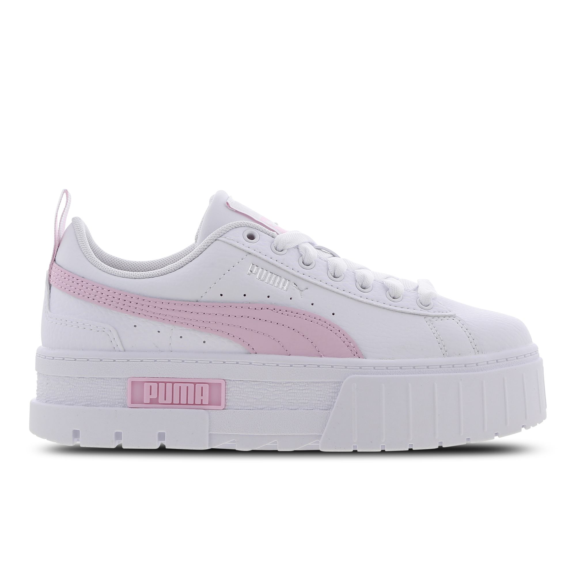 Puma white best sale and pink