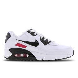 Grade School Shoes - Nike Air Max 90 - White-Black-Very Berry