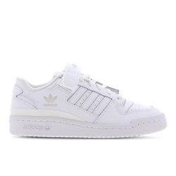 Grade School Shoes - adidas Forum Low - White-White-White